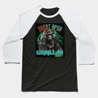 Great Apes: Gorillah Baseball T-Shirt